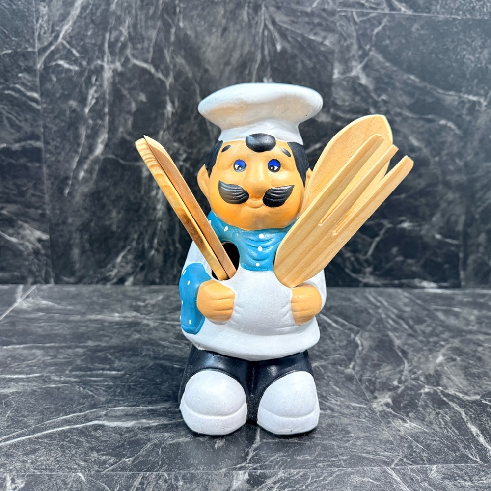 ARTMARK 1993 Fine Ceramic Mr. Chef Tool Set w/Tools - Picture 3 of 14